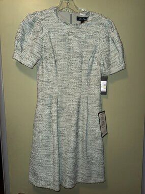 JESSICA HOWARD WOMENS SAGE GREEN DRESS- SIZE 4P / BRAND NEW